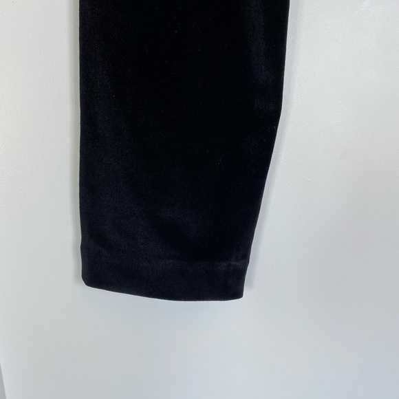 LOFT Black Velvet Legging Pants - Picture 3 of 3